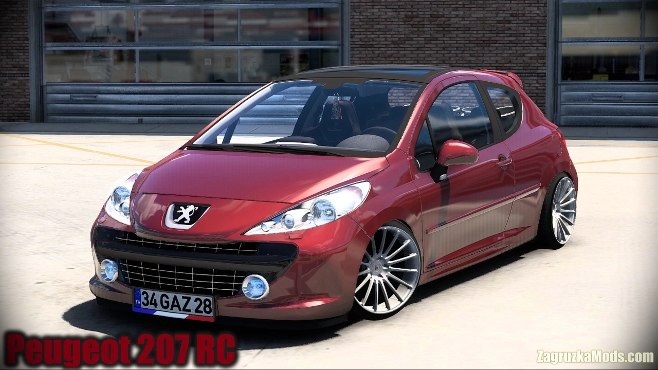 Peugeot 207 RC + Interior v1.7 (1.49.x) for ATS and ETS2