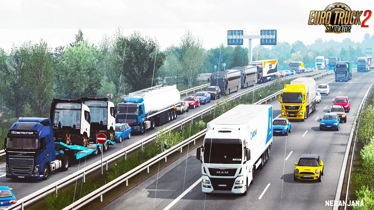 Real Traffic Density and Ratio v1.58 by Cip (1.58.x) for ETS2