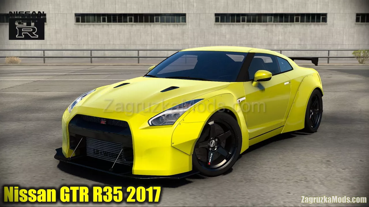 Nissan GTR R35 2017 + Interior v2.7 (1.58.x) for ATS and ETS2