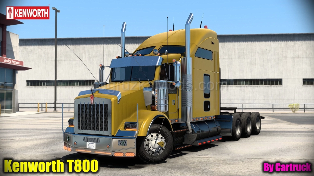 Kenworth T800 v1.6  Edit by Cartruck (1.51.x) for ATS and ETS2