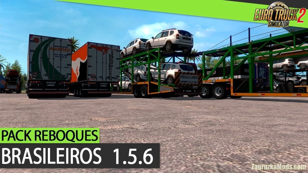 Brazilian Trailers Pack v1.9.5 (1.45.x) for ETS2