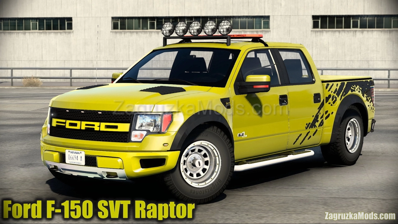 Ford F-150 SVT Raptor + Interior v2.4 (1.45.x) for ATS and ETS2