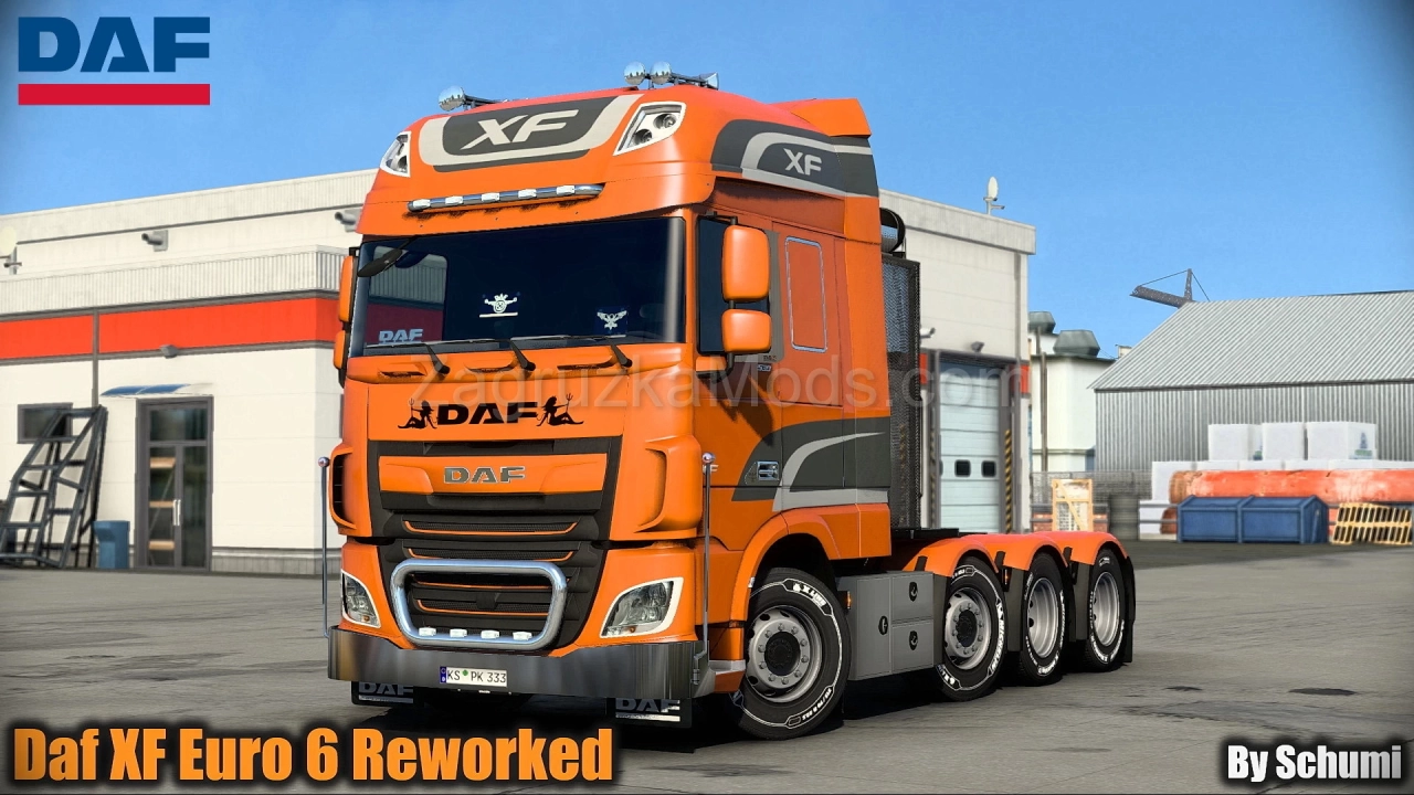 Daf XF Euro 6 Reworked v4.9 by Schumi (1.50.x) for ETS2