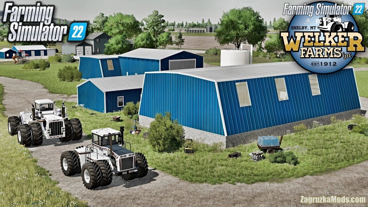 Welker Farms Map v1.0 for FS22