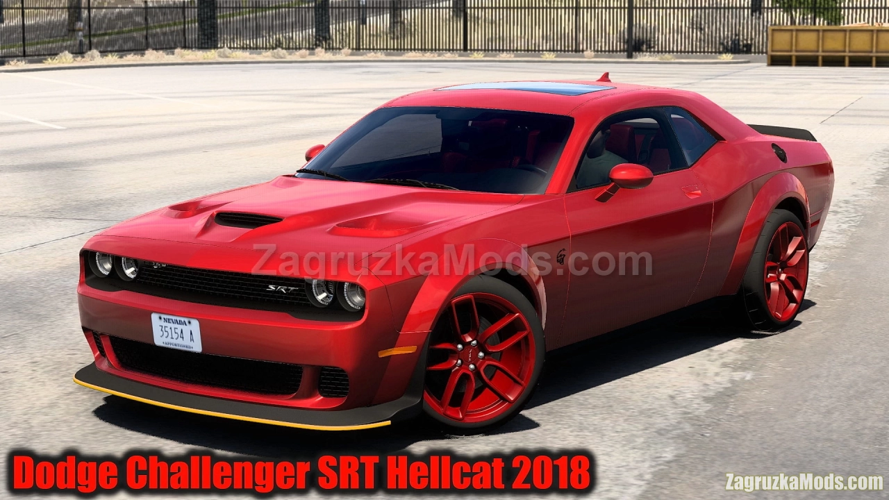 Dodge Challenger SRT Hellcat 2018 v1.1 (1.45.x) for ATS and ETS2