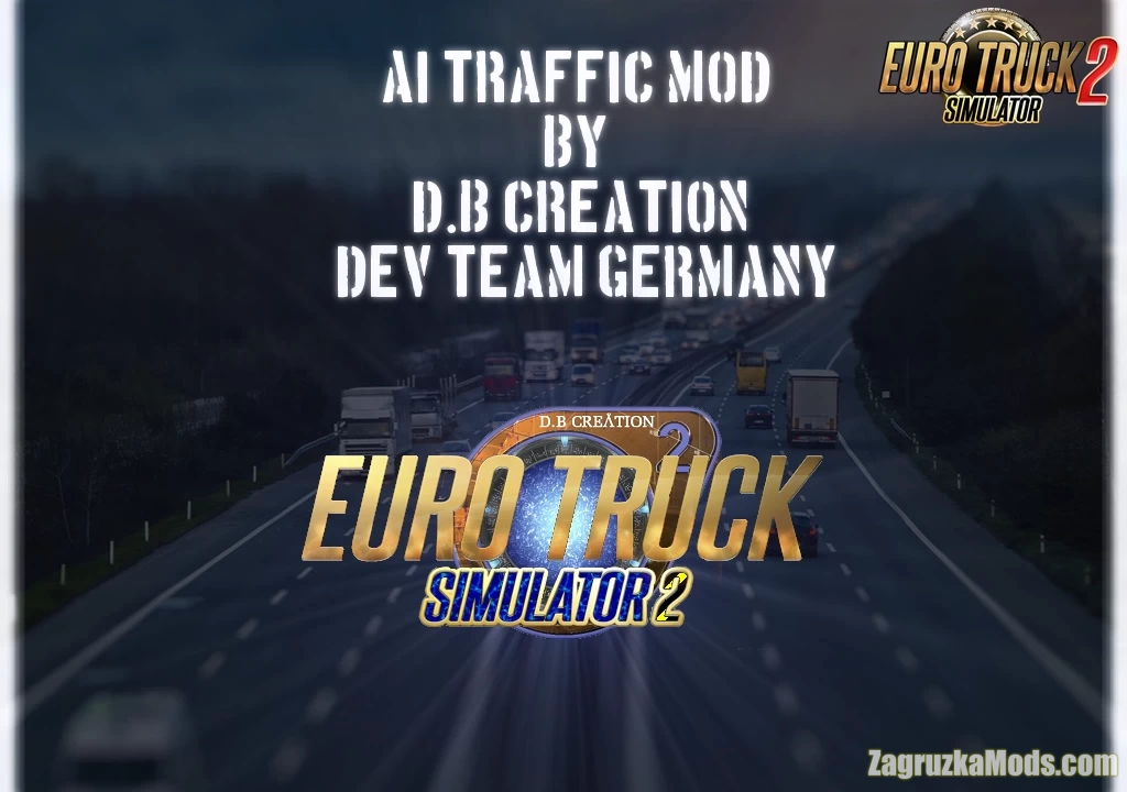 D.B Creations AI Traffic Mod v1.5 (1.45.x) for ETS2