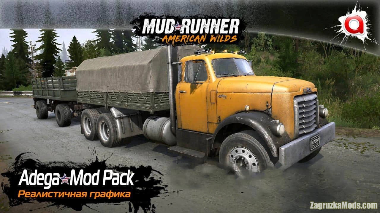 Realistic Graphics (Adega Mod Pack) v5.7 for MudRunner