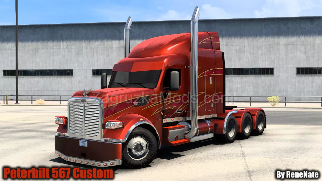 Peterbilt 567 Custom v1.3 By ReneNate (1.48.x) for ATS