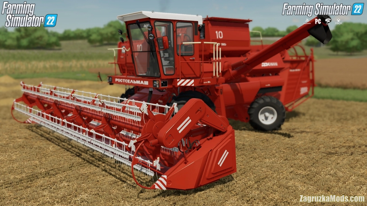 Don 1500 Rostselmash Harvester v1.2.1 for FS22