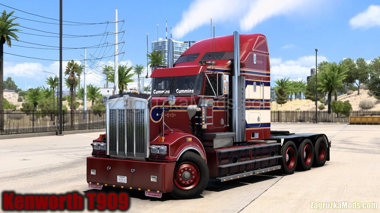Kenworth T909 + Interior v6.3 (1.53.x) for ATS