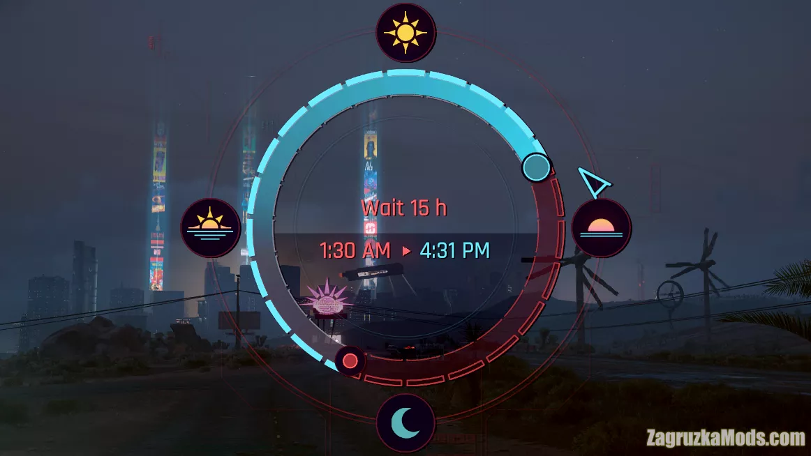Immersive Timeskip v2.1 for Cyberpunk 2077 Immersive Timeskip v2.1 for Cyberpunk 2077
