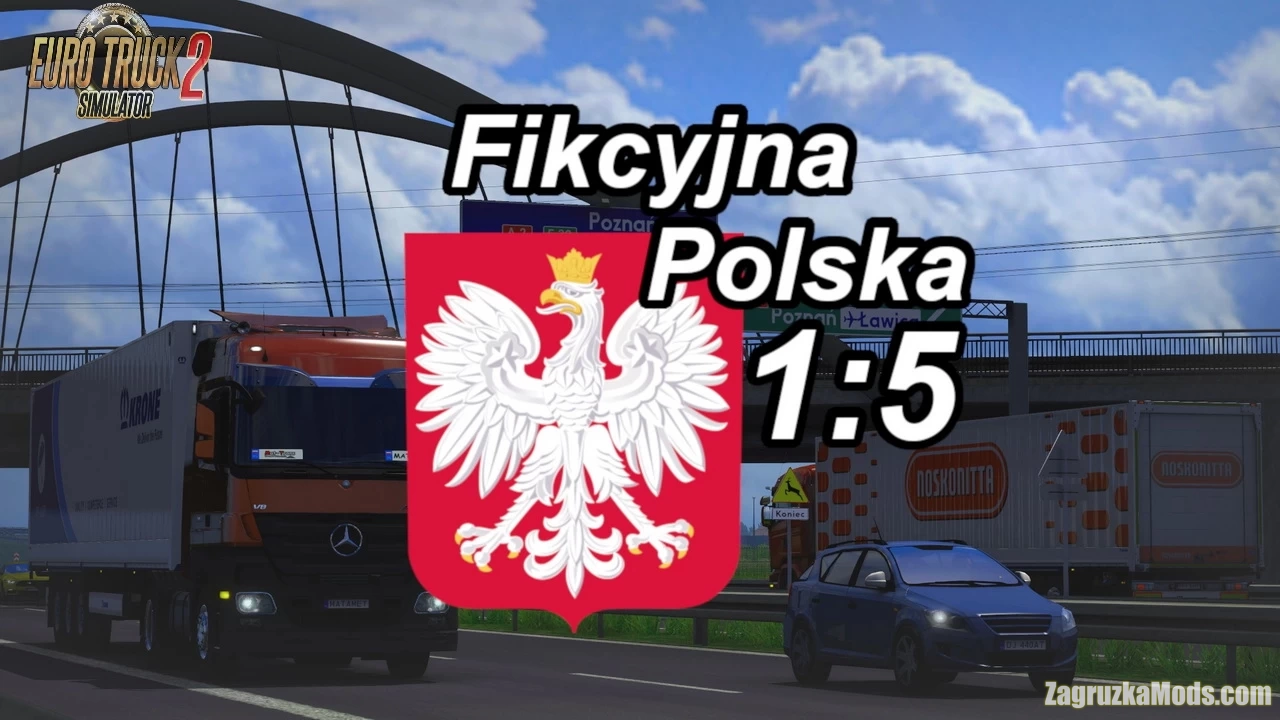 Fikcyjna Polska 1:5 v1.7 (1.47.x) for ETS2