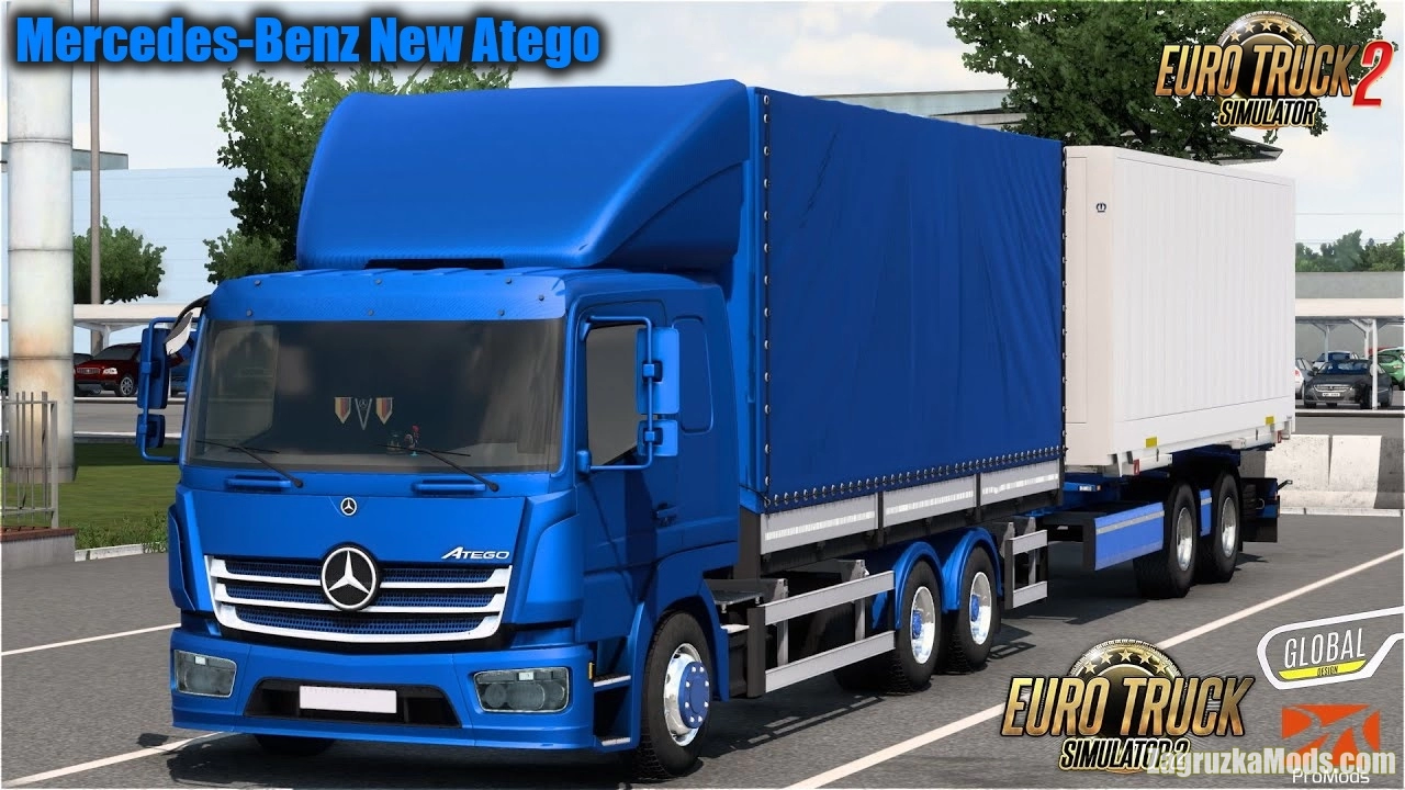 Mercedes-Benz Atego MP4 + Interior v1.1 (1.52.x) for ETS2