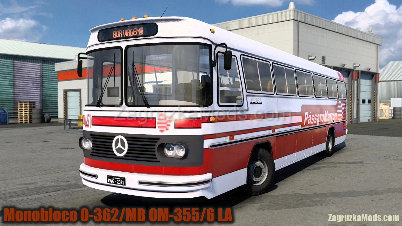 Monobloco O-362/MB OM-355/6 LA v1.2 (1.54.x) for ETS2