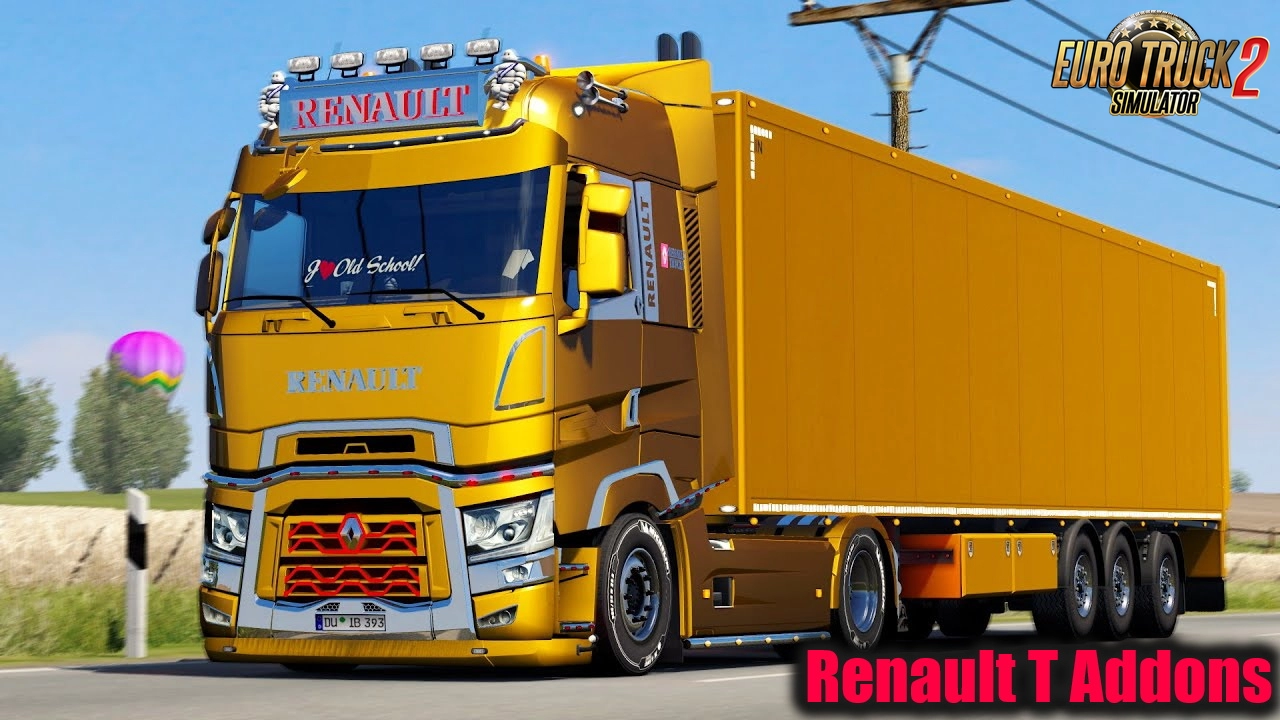 Renault T Addons v2.4 (1.46.x) for ETS2