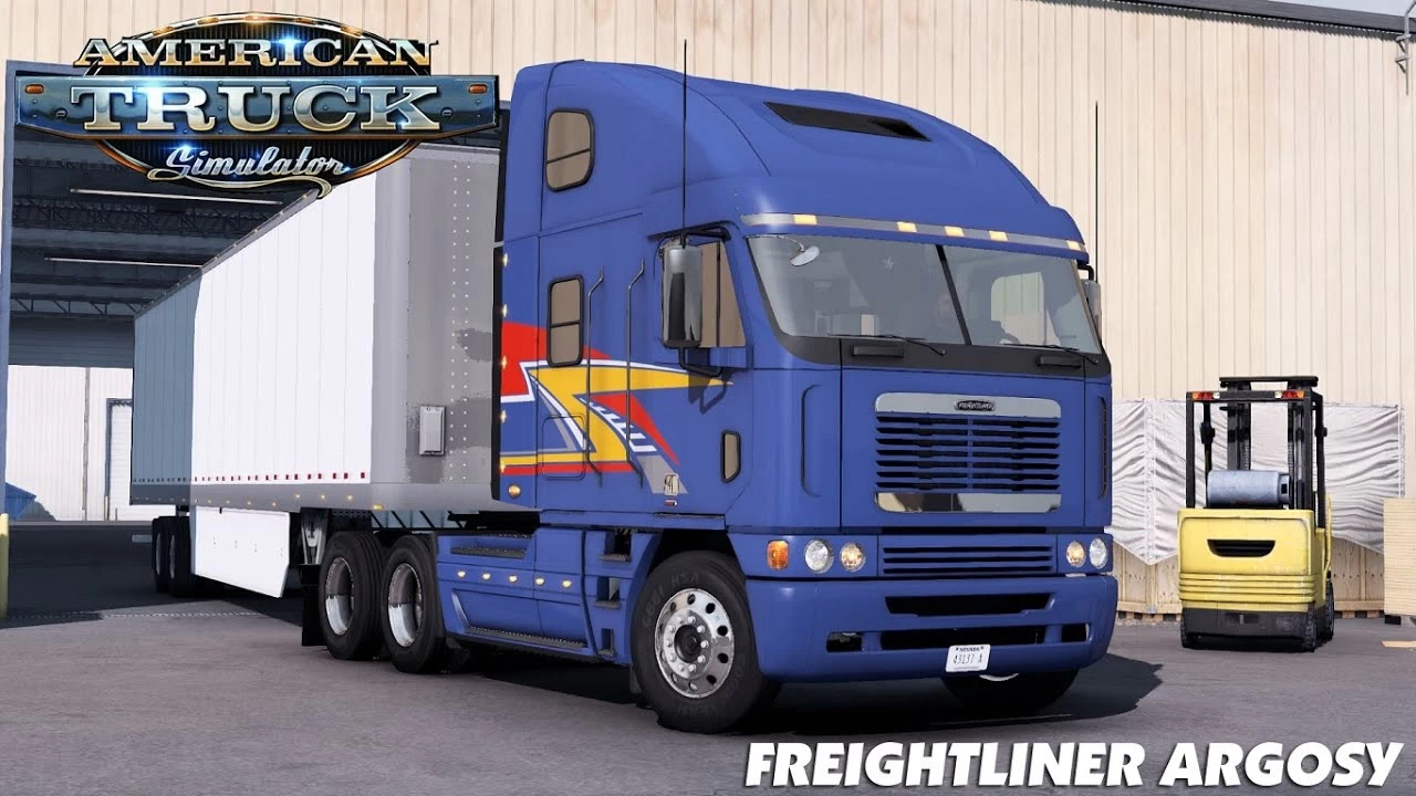 Freightliner Argosy + Interior v2.9.4 (1.52.x) for ATS and ETS2