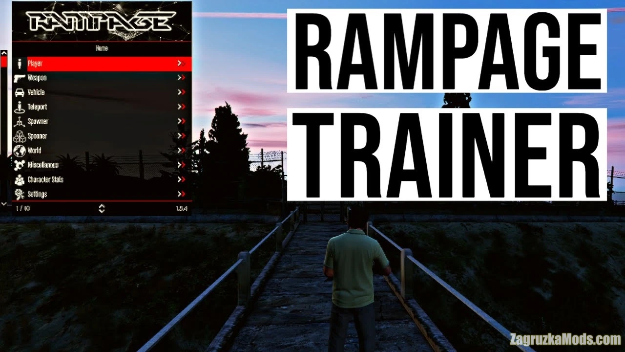 Rampage Trainer v1.4.1 for GTA 5