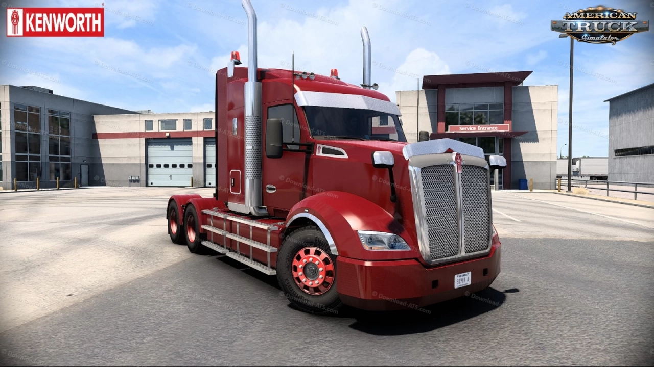 Kenworth T610 + Interior v1.6.46 by GTM Team (1.46.x) for ATS