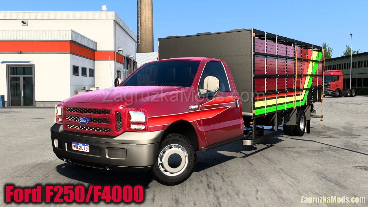 Ford F250/F4000 + Interior v1.1 (1.46.x) for ATS and ETS2