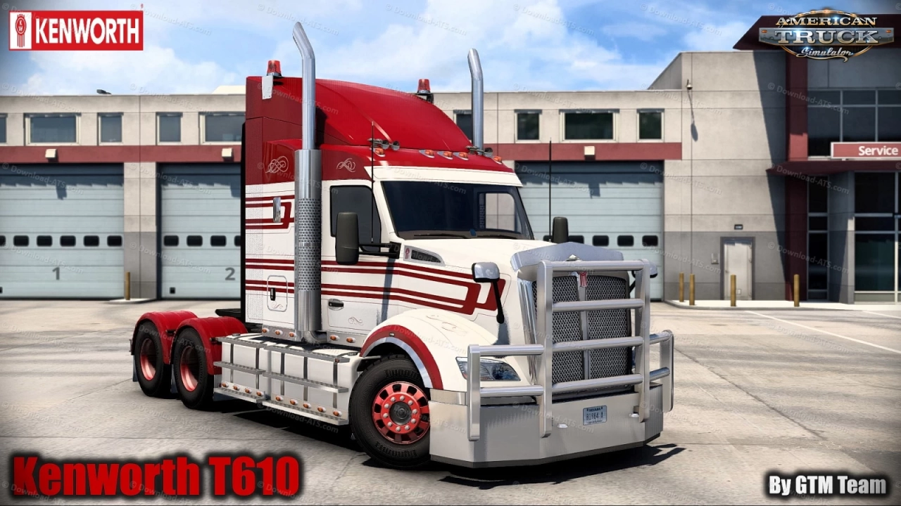 Kenworth T610 + Interior v1.6.53 by GTM Team (1.53.x) for ATS