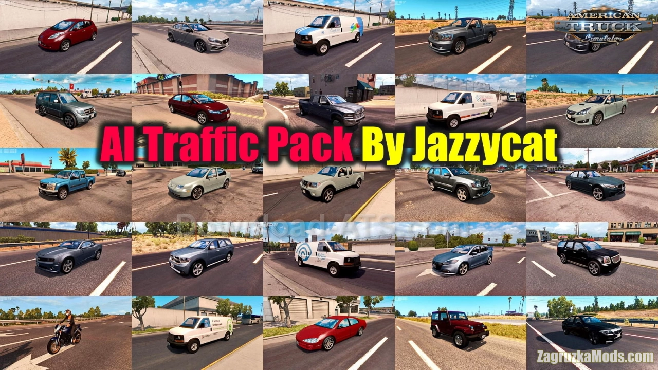 AI Traffic Pack v16.5 by Jazzycat (1.49.x) for ATS