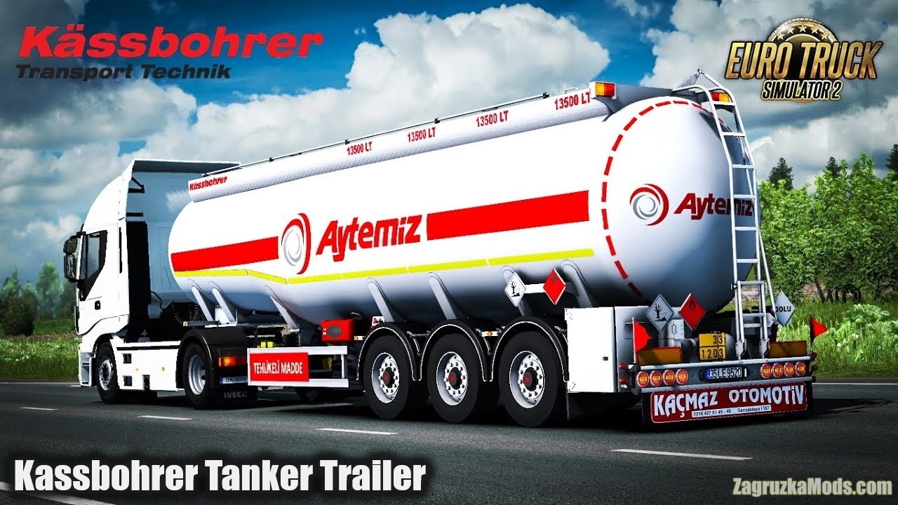 Kassbohrer Tanker Trailer v1.2 (1.50.x) for ETS2