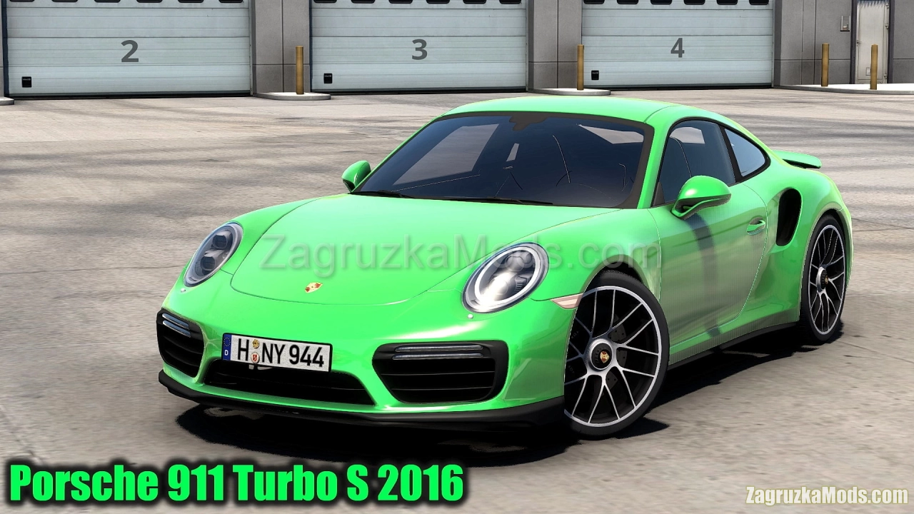Porsche 911 Turbo S 2016 v1.5 (1.48.x) for ATS and ETS2