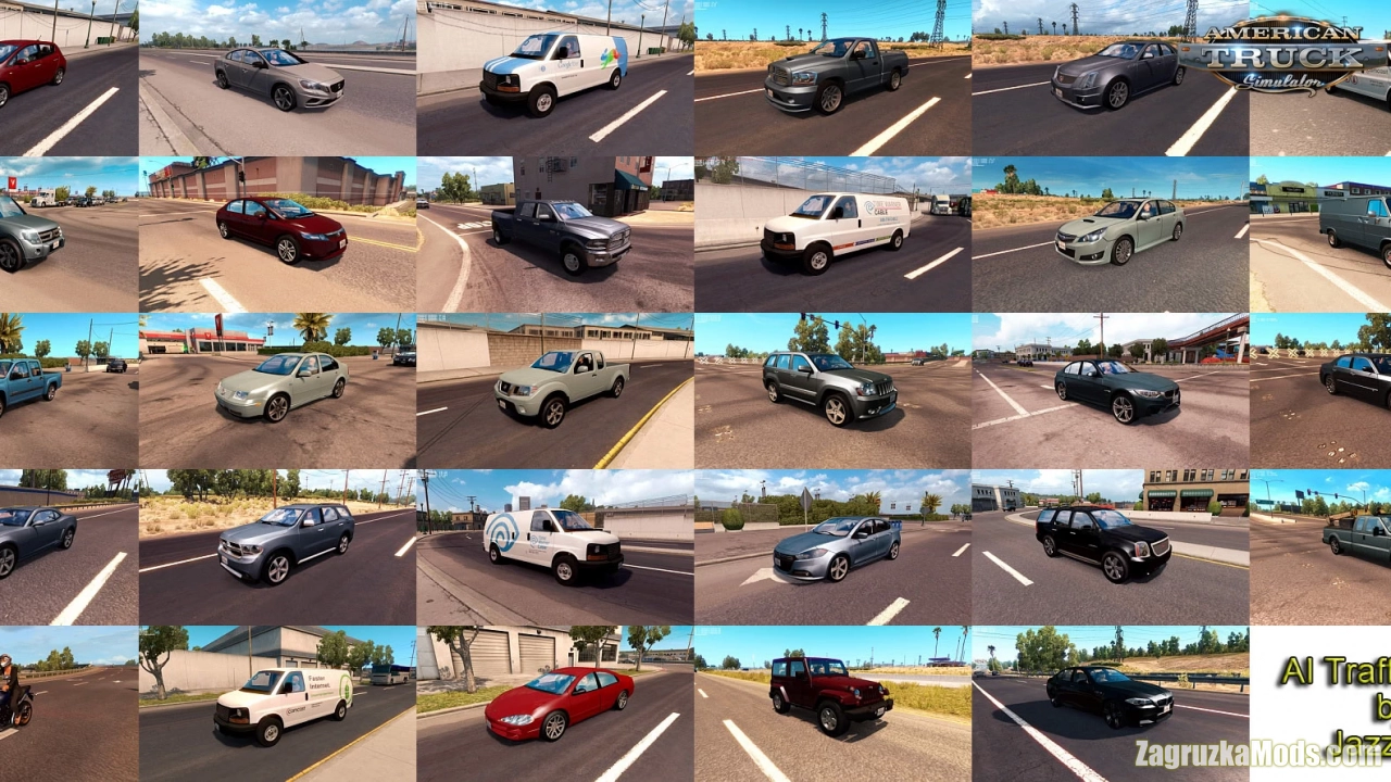 AI Traffic Pack v16.6.6 by Jazzycat (1.58.x) for ATS