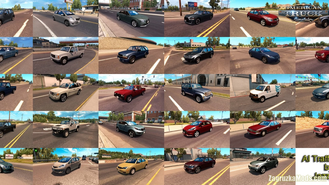 AI Traffic Pack v16.6.6 by Jazzycat (1.58.x) for ATS