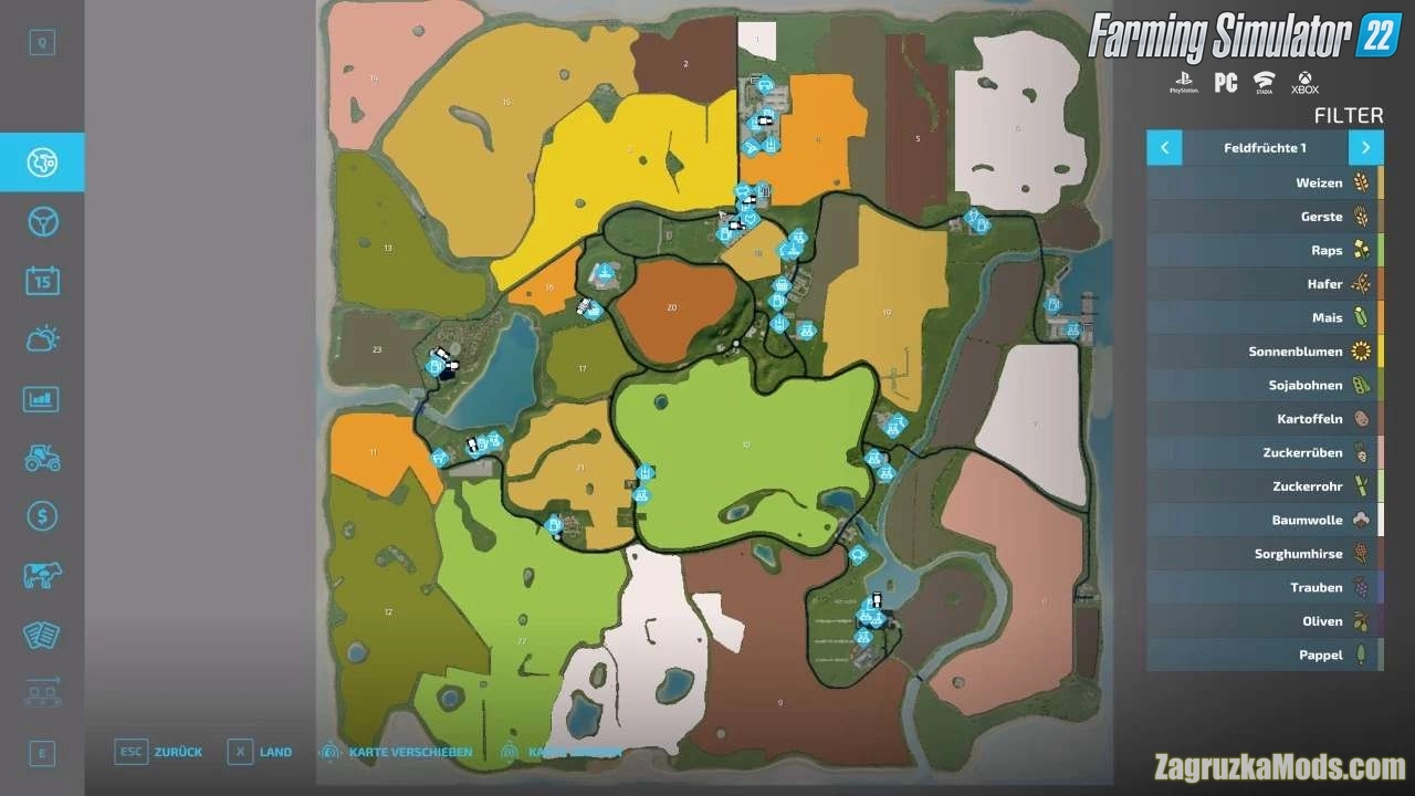 Mecklenburg Vorpommern Map v1.1.0.1 for FS22