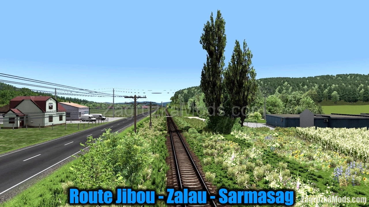 Route Jibou - Zalau - Sarmasag v1.0 for TS2022