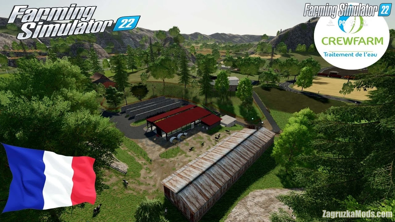 CrewFarm Map v1.0 for FS22