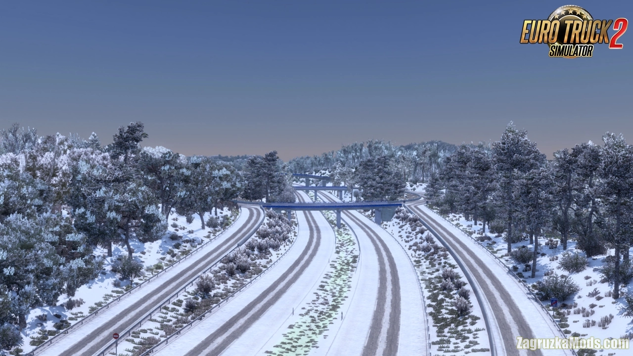 Winter Weather Mod v1.2 (1.48.5.x) for ETS2