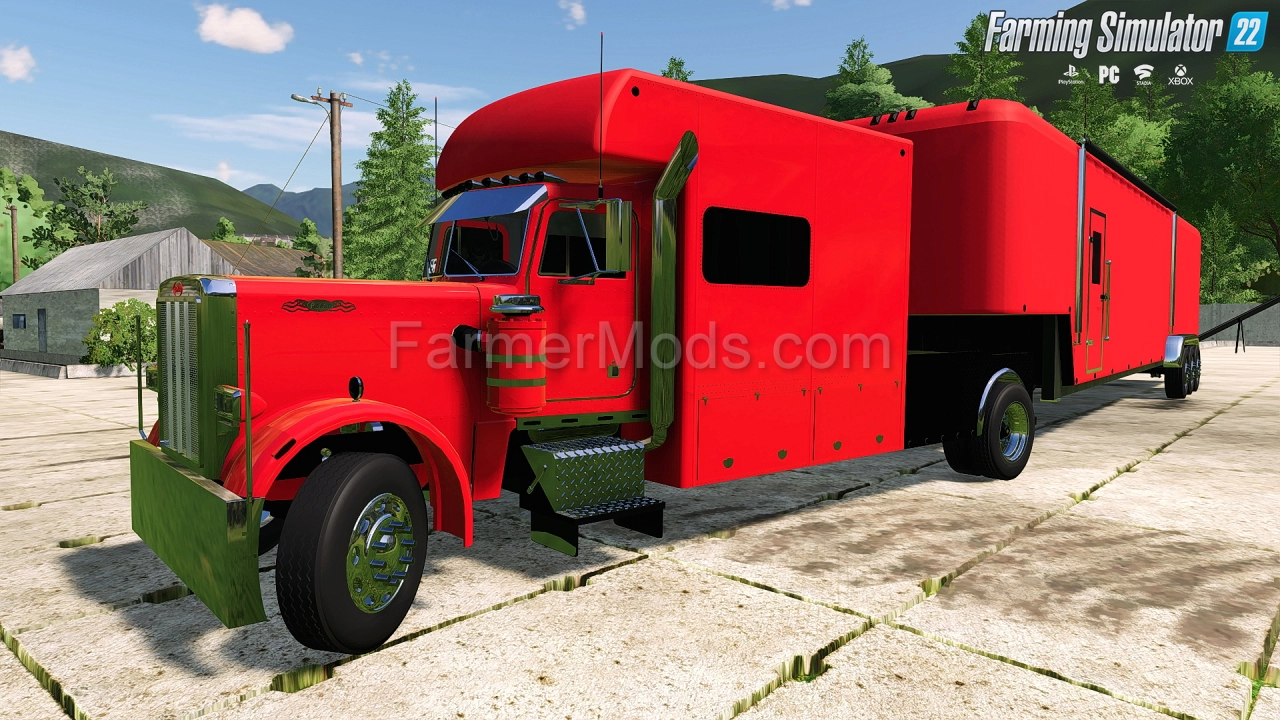 Peterbilt 359 Toterhome Truck v1.0 for FS22