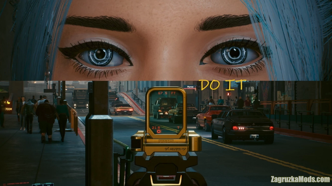 Use Your Cybernetic Eyes to Aim v3.0 for Cyberpunk 2077