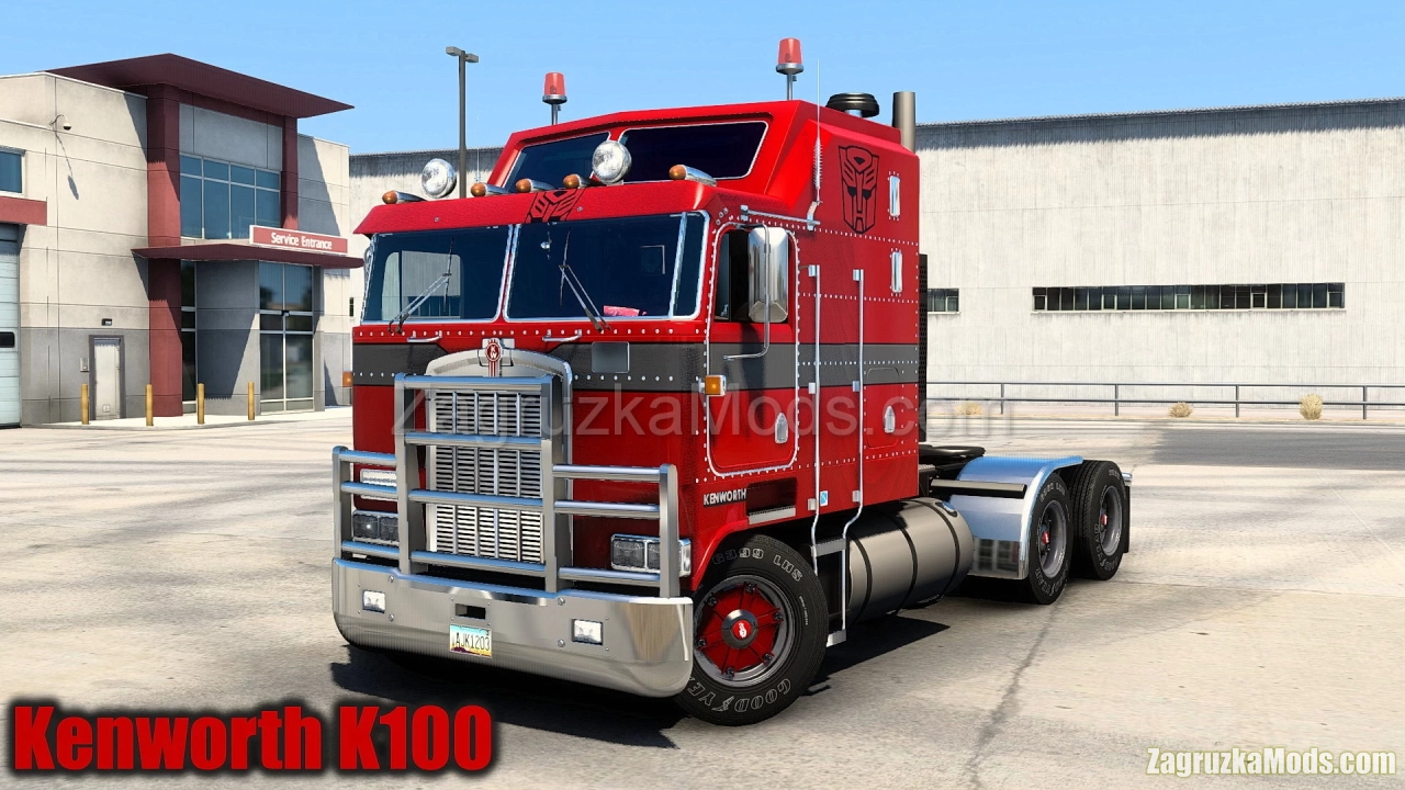 Kenworth K100 + Interior v6.0 by CyrusTheVirus (1.49.x) for ATS