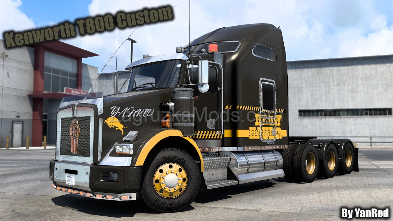 Kenworth T800 Custom v1.8 by YanRed (1.46.x) for ATS and ETS2