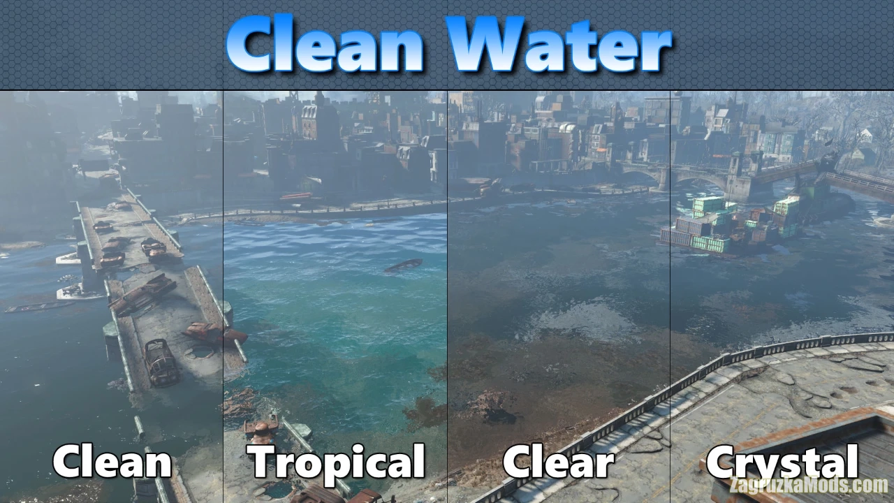 Clean Water Mod v2.0 by Feyawen for Fallout 4