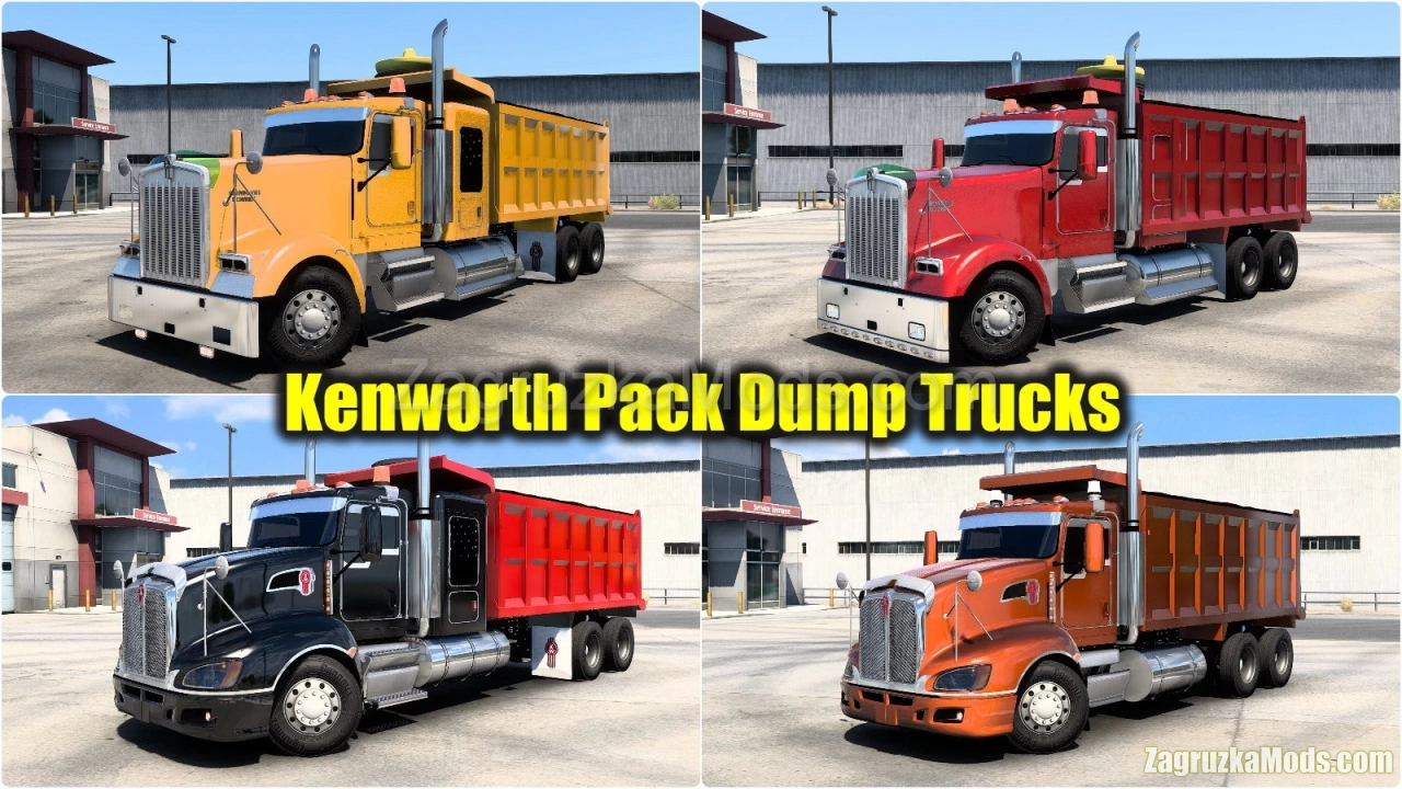 Kenworth Pack Dump Trucks v1.0 (1.46.x) for ATS