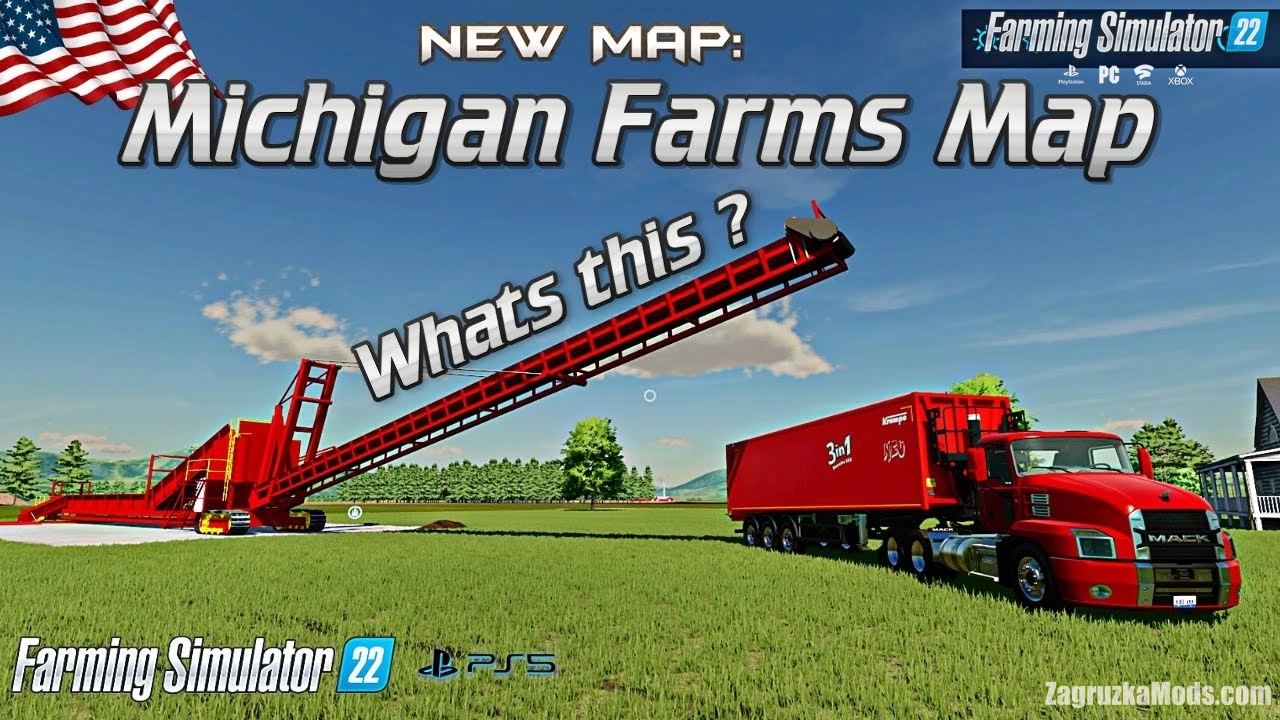 Michigan Farms Map v1.2 for FS22