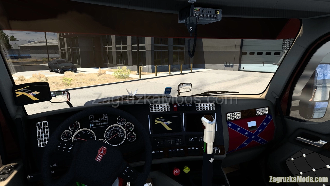 Kenworth T680 Hi-Rise Truck + Interior v1.3 (1.53.x) for ATS