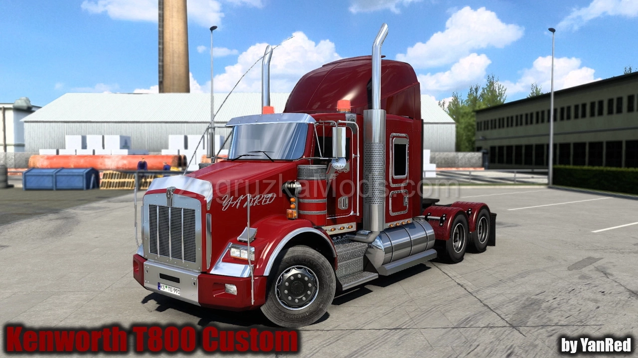 Kenworth T800 Custom v2.1 by YanRed (1.54.x) for ATS and ETS2