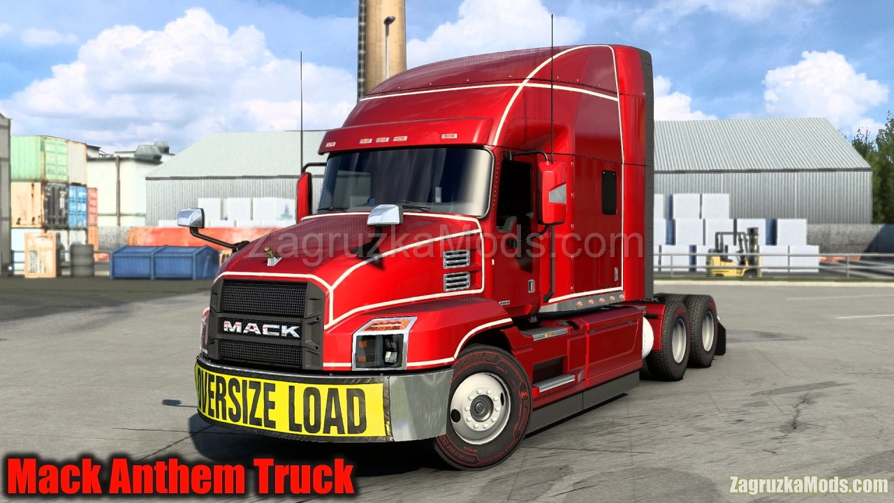 Mack Anthem Truck + Interior v1.4 (1.52.x) for ETS2