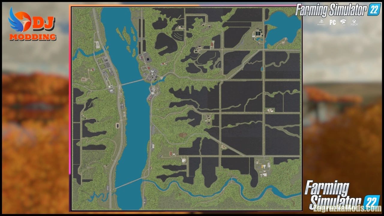 Upper Mississippi River Valley Map (MMRV) v2.1 for FS22