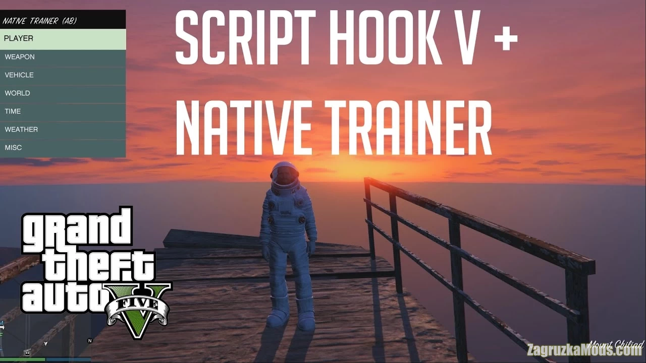 Script Hook V + Native Trainer v1.0.3351.0 for GTA 5