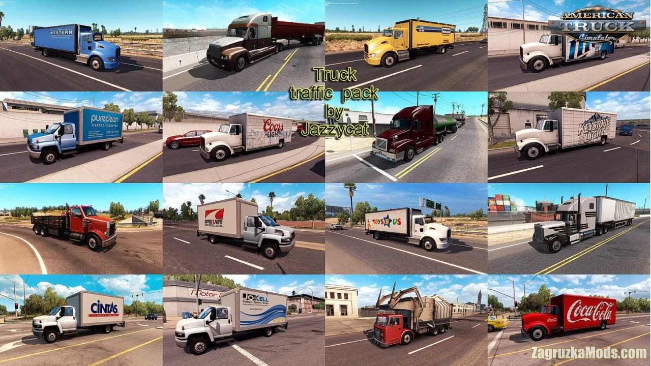 Truck Traffic Pack v3.2 by Jazzycat (1.46.x) for ATS