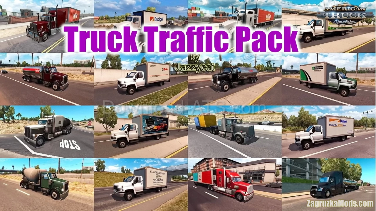 Truck Traffic Pack v3.5.11 by Jazzycat (1.58.x) for ATS