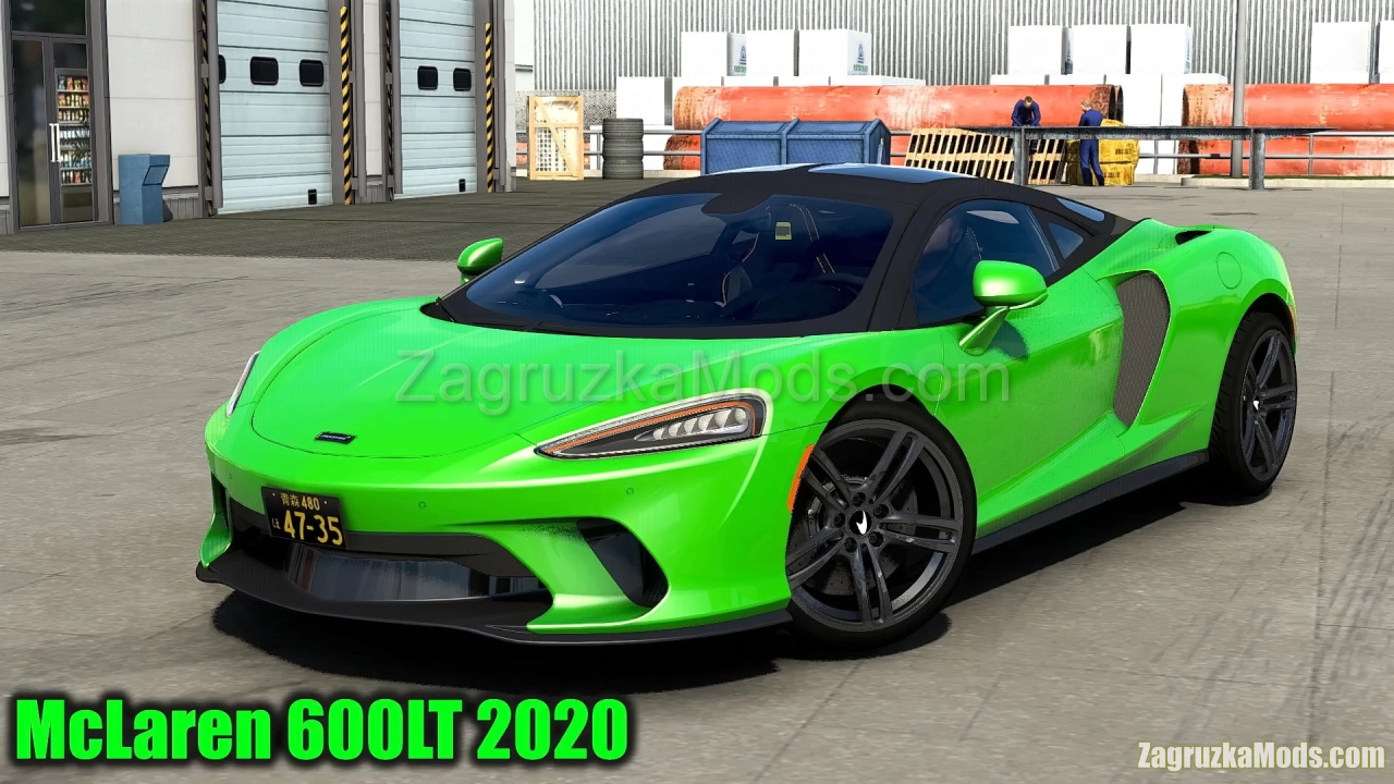 McLaren 600LT 2020 + Interior v1.0 (1.46.x) for ETS2
