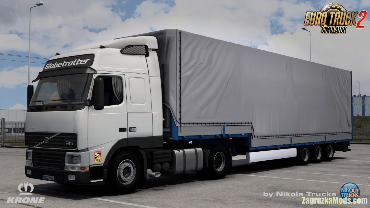 Krone SD27 Double Jumbo Trailer v7.0 (1.54.x) for ETS2