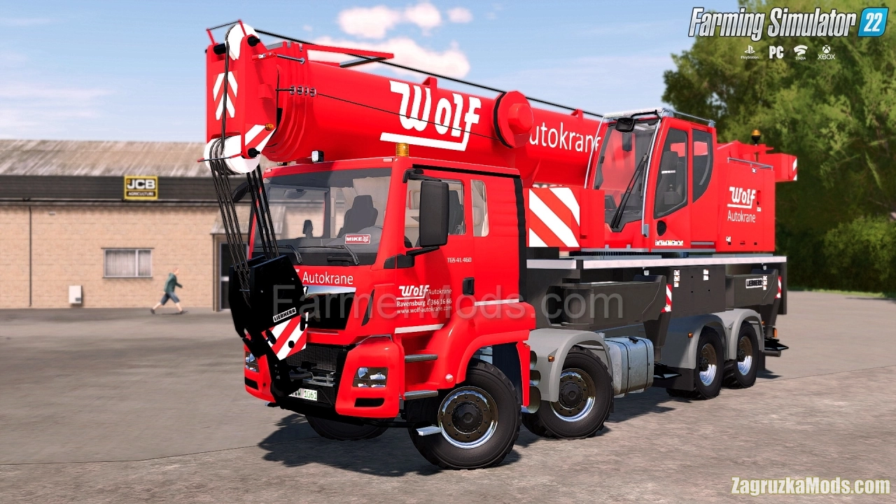 MAN TGS Liebherr LTF 1060 Mobilcrane v1.0 for FS22